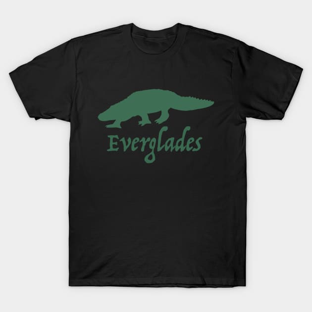 Everglades Gator Walking T-Shirt by SNK Kreatures